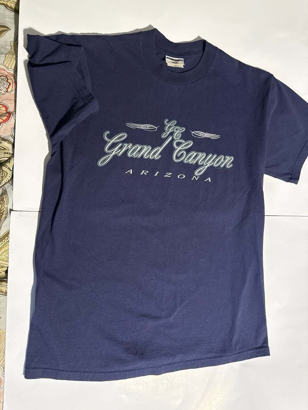 Grand Canyon Arizona Boy's Blue Short Sleeve T-Shirt Size L